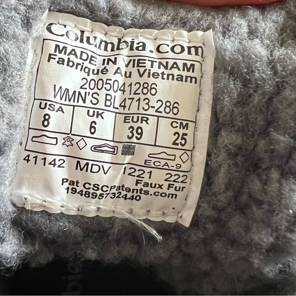 New In Box!! Women’s Columbia Boot In Cognac Size 8 - Picture 10 of 14